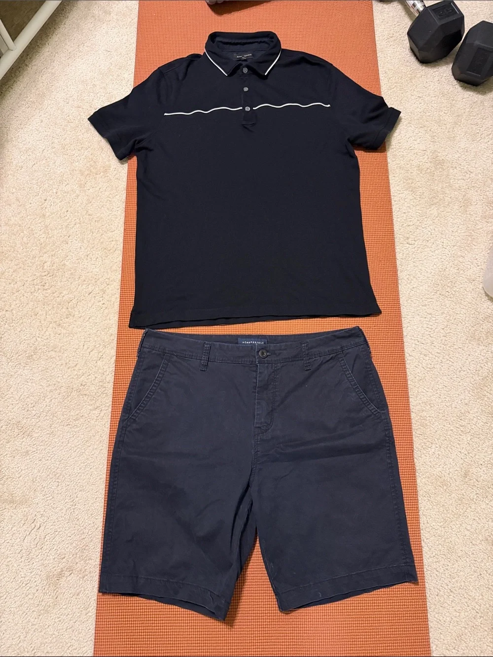 Men’s Black Polo Black Dress Shorts